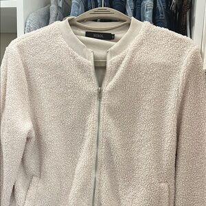 Women's Cream Teddy Jacket